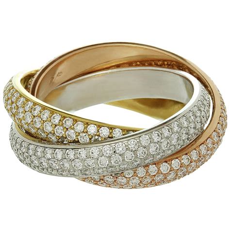 cartier gold ring band